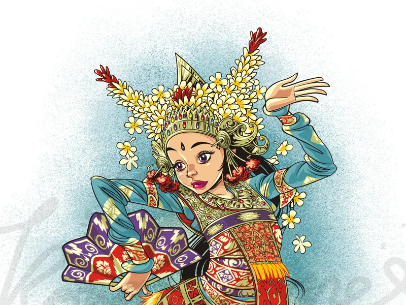 Balinese Ceremonial Dancer