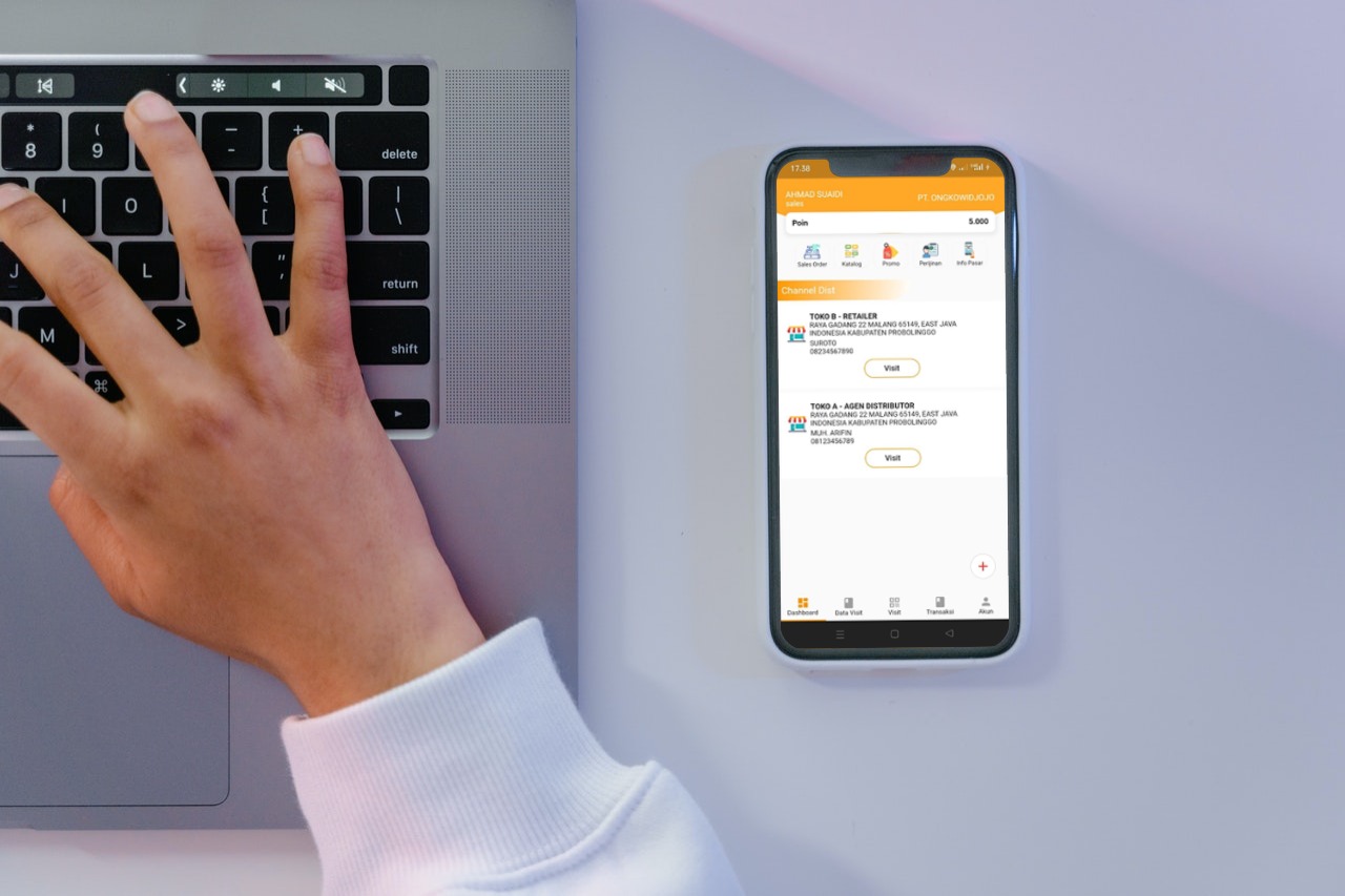 PT. Ongkowidjojo — Sales Force App